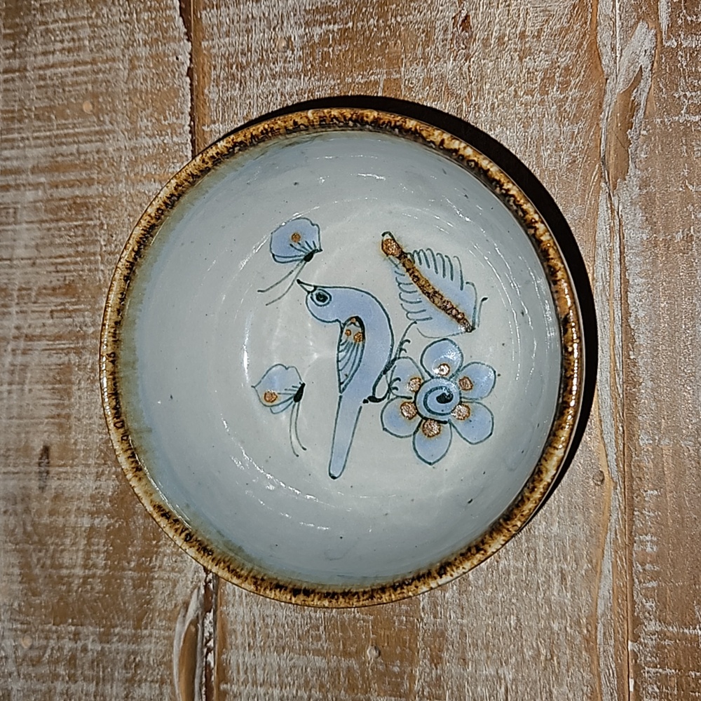 El Palomar Pottery | Tonala Pottery Mexico Artist Signed Bowl